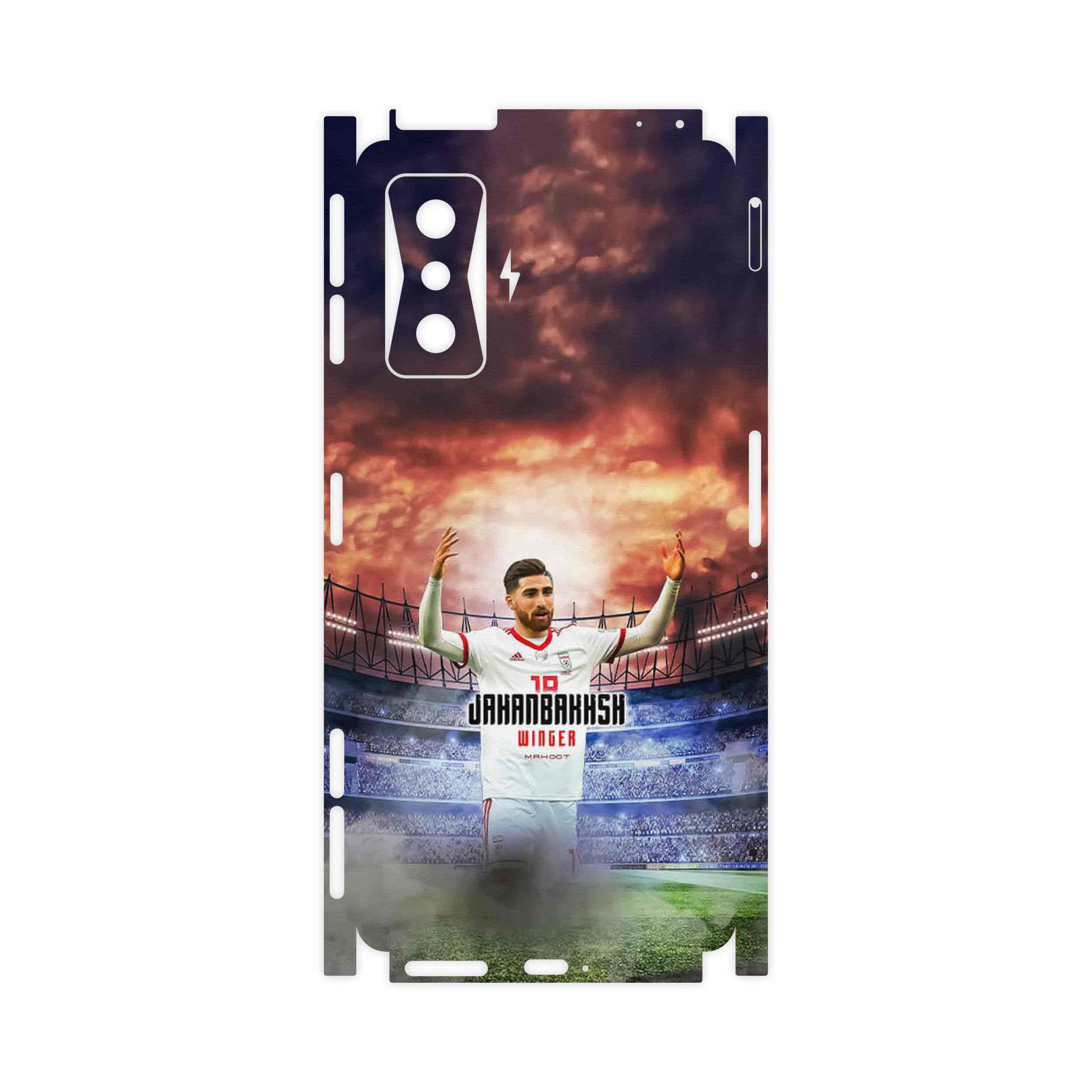 برچسب پوششی ماهوت مدل Alireza Jahanbakhsh-FullSkin مناسب برای گوشی موبایل شیائومی Redmi K50 Gaming