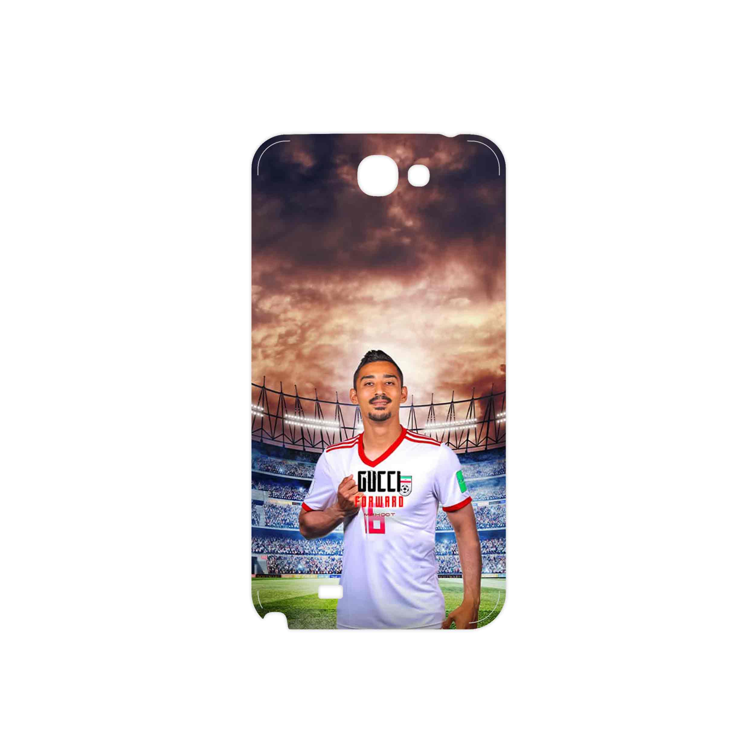 برچسب پوششی ماهوت مدل Reza Ghoochannejhad مناسب برای گوشی موبایل سامسونگ Galaxy Note 2