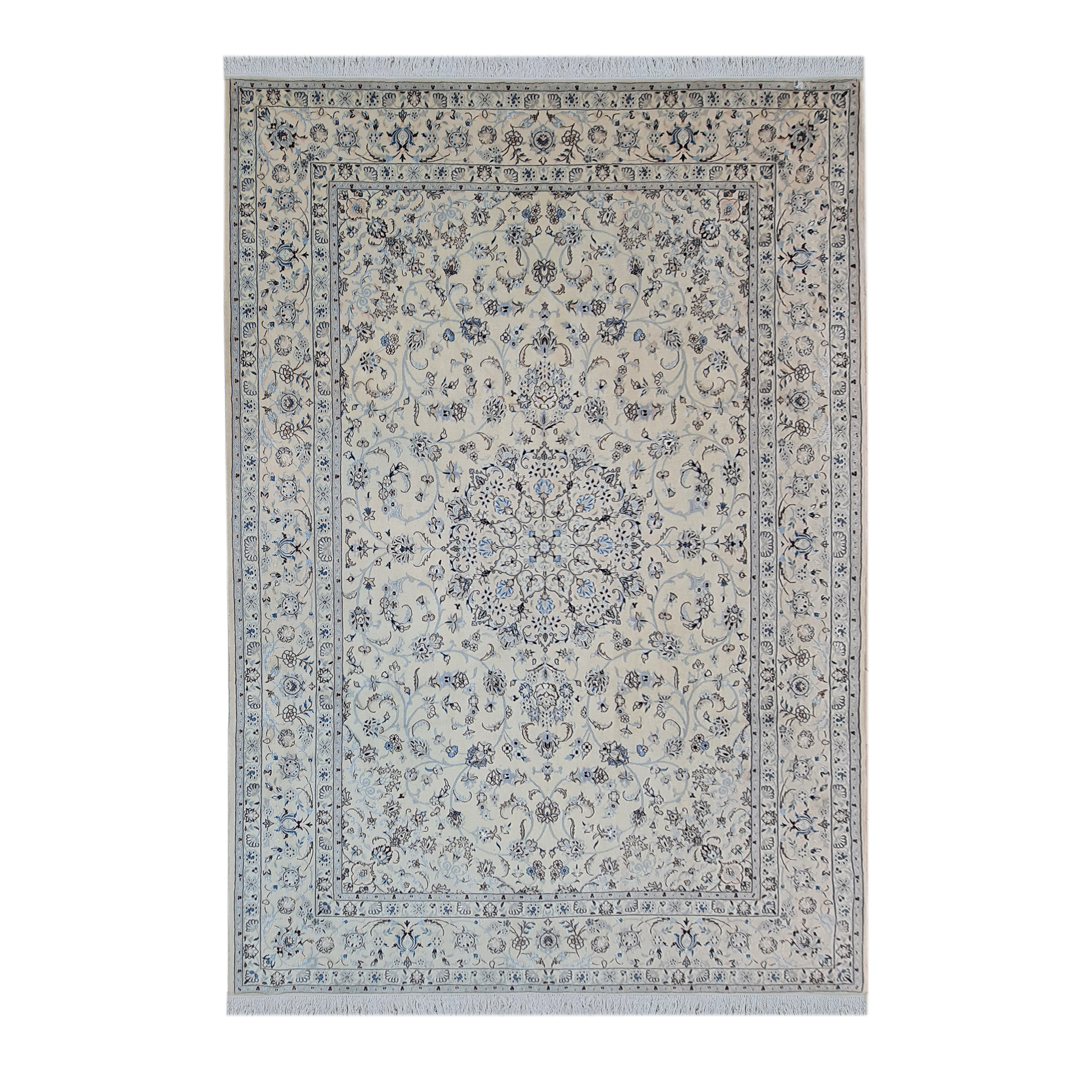 فرش دستبافت نه متری مدل نایین کد 1812