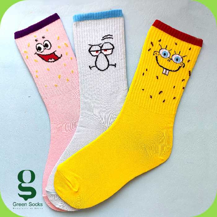 جوراب ساق دار باب اسفنجی و دوستان 