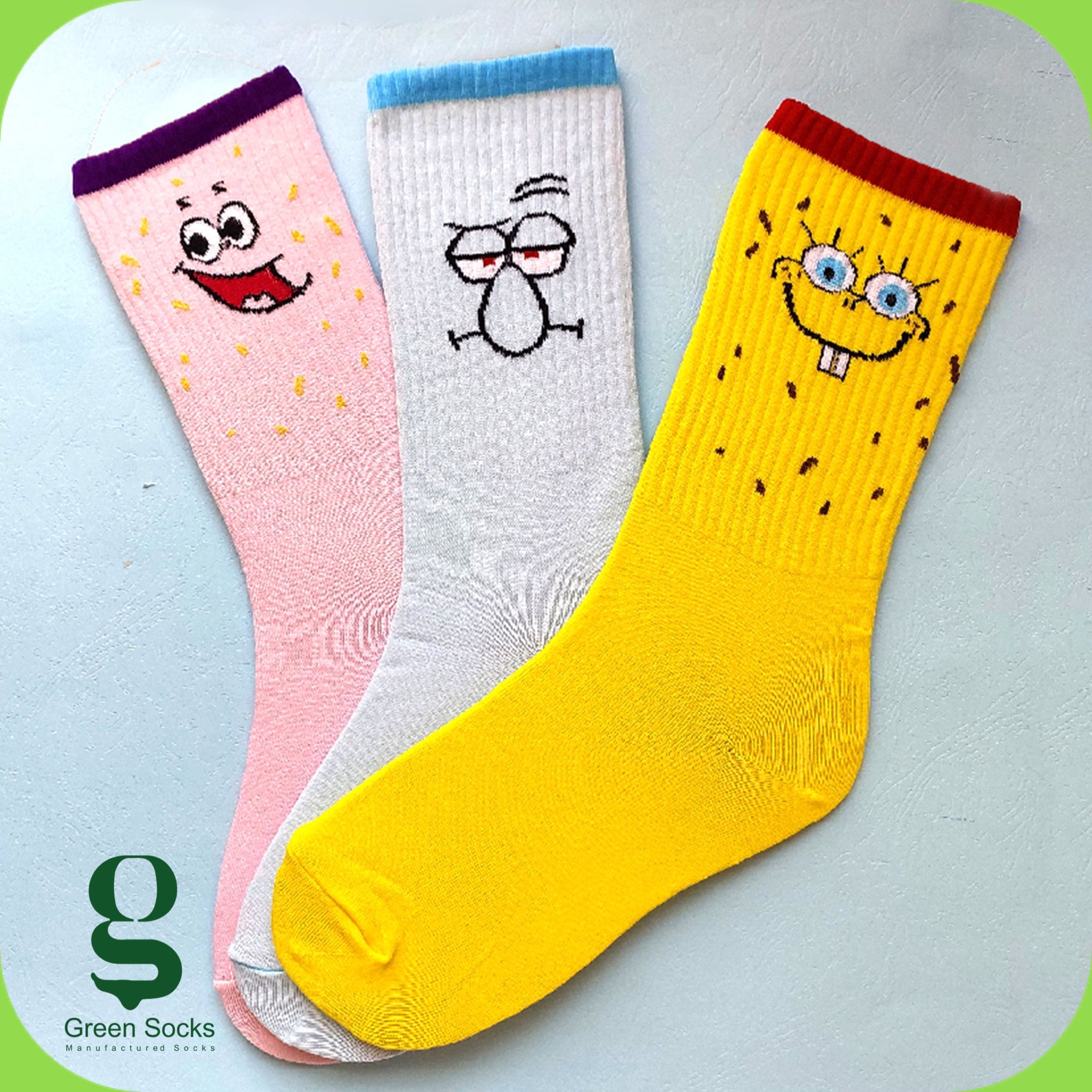 جوراب ساق دار باب اسفنجی و دوستان