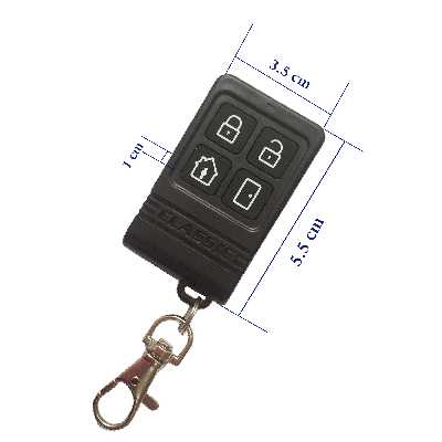 ریموت دزدگیر مدل کلاسیک کد Dezh-433
