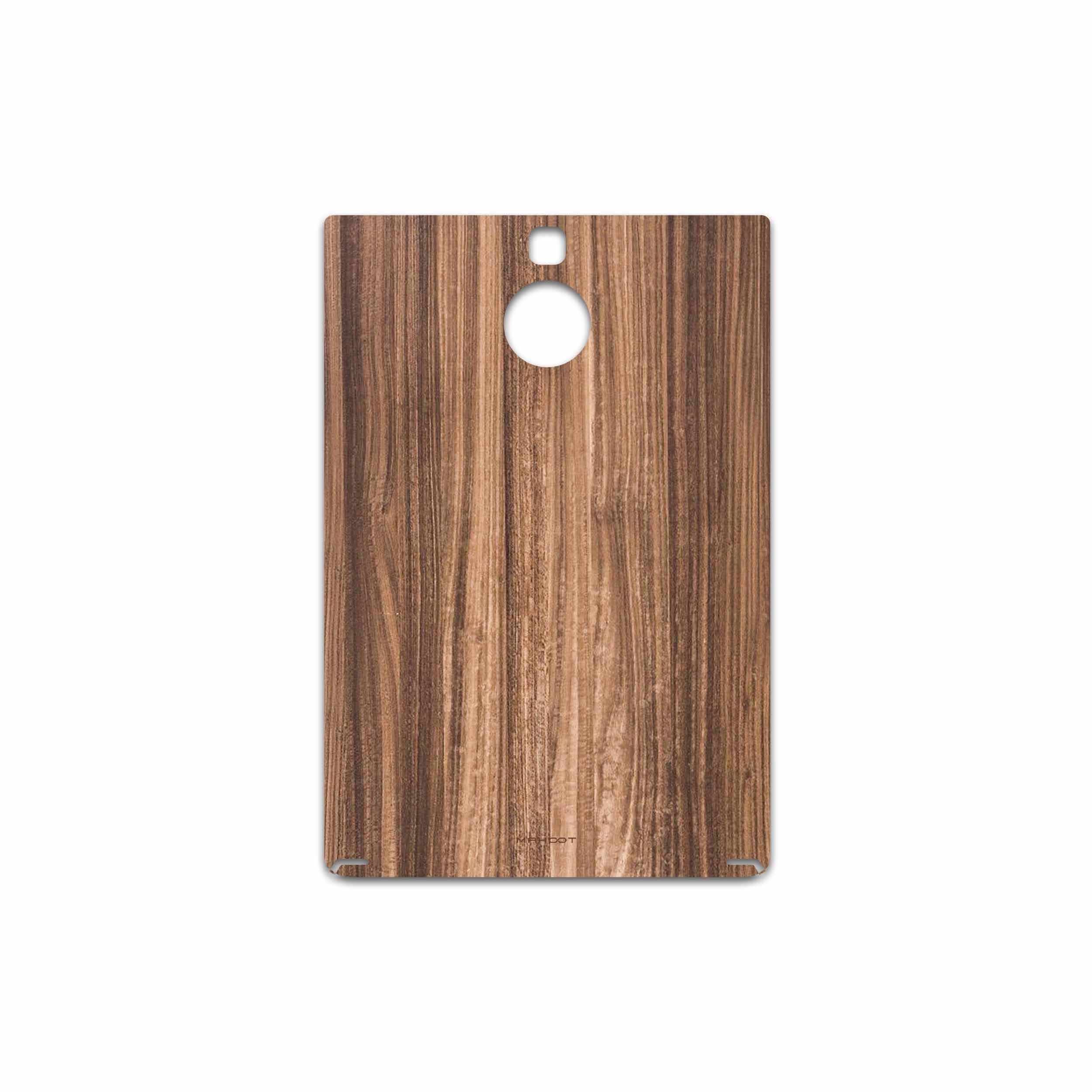 برچسب پوششی ماهوت مدل Light Walnut Wood مناسب برای گوشی موبایل بلک بری Passport Silver Edition