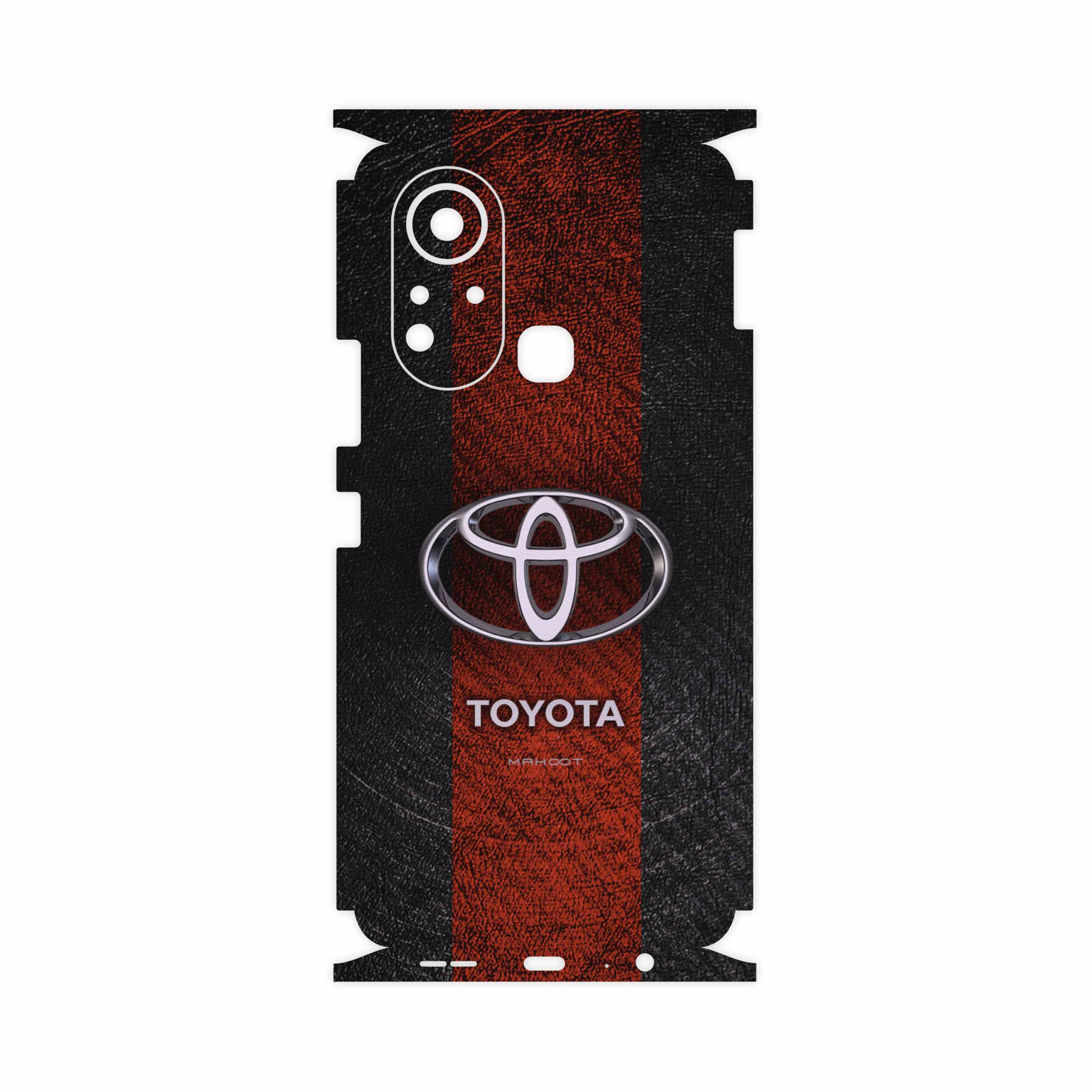 برچسب پوششی ماهوت مدل TOYOTA-Logo-FullSkin مناسب برای گوشی موبایل اینفینیکس Hot 11s