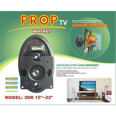 پایه دیواری مانیتورمدل 3DR-1522 مناسب برای مانیتورهای 15 تا 22اینچ