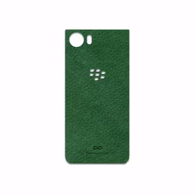 برچسب پوششی ماهوت مدل Green-Leather مناسب برای گوشی موبایل بلک بری KEYONE