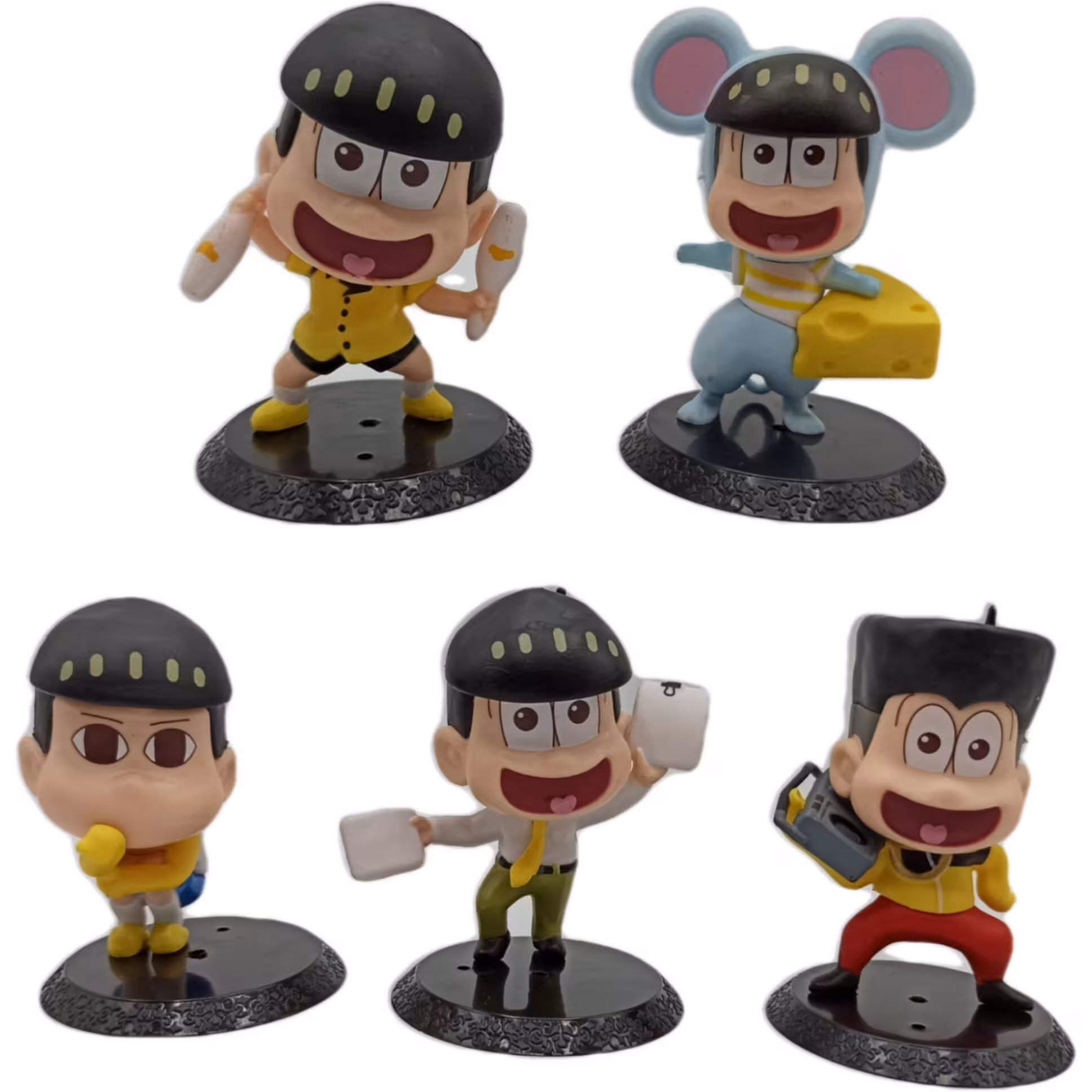 فیگور آقای اوسوماتسو Mr. Osomatsu مجموعه 5 عددی