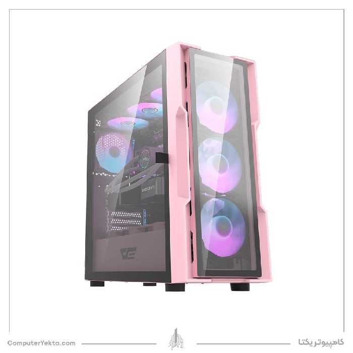 کیس DarkFlash DK431 Glass Pink