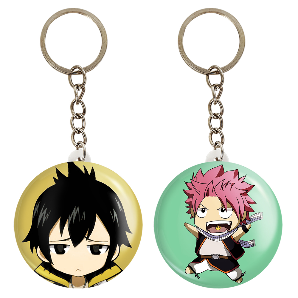 جاکلیدی خندالو مدل ناتسو و گری انیمه فری تیل کد 1649316501 مجموعه 2 عددی