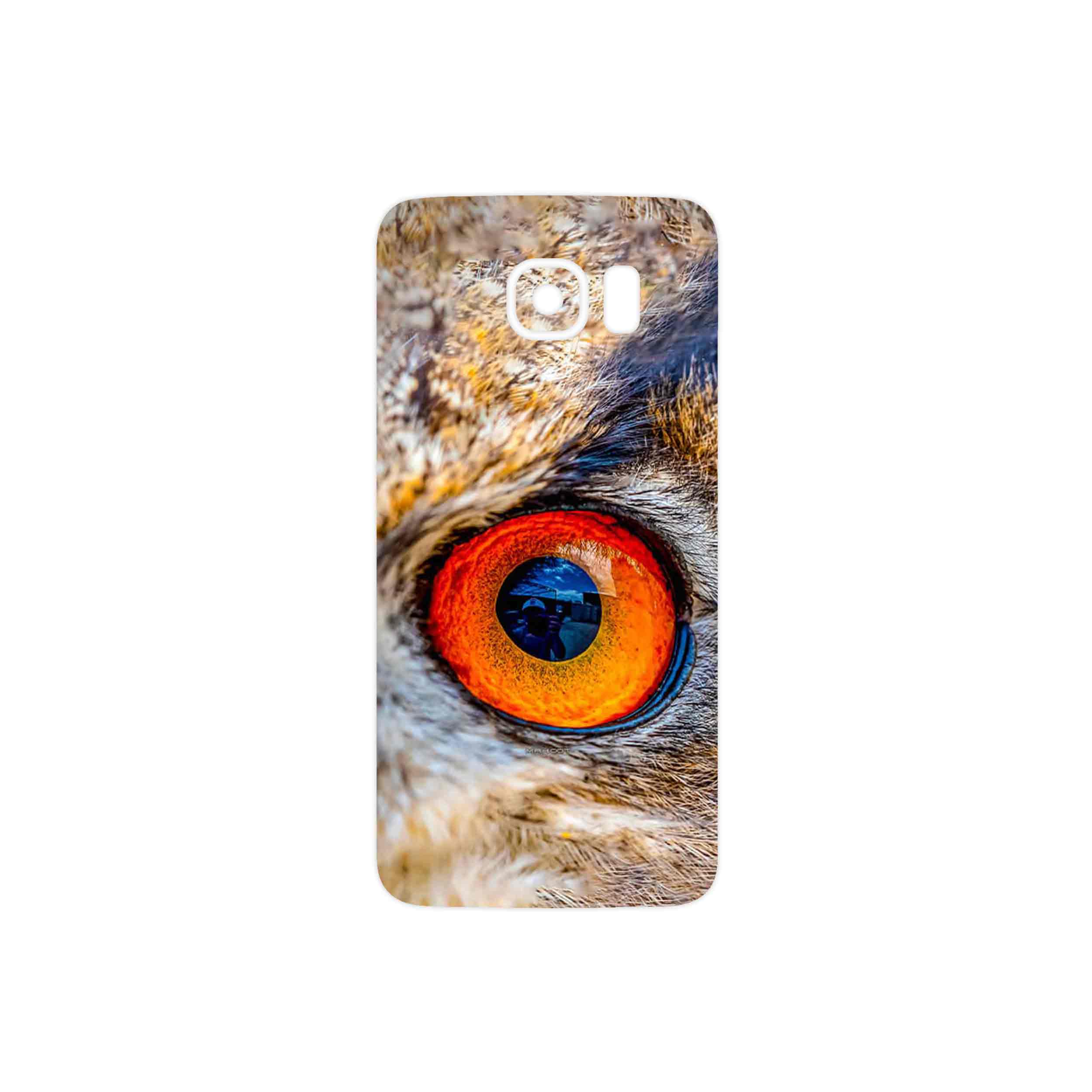 برچسب پوششی ماهوت مدل Owl eyes مناسب برای گوشی موبایل سامسونگ Galaxy S6