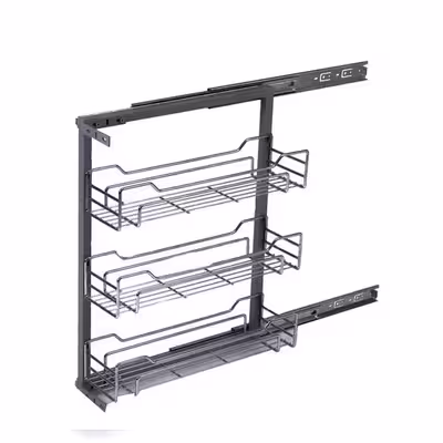 سبد سوپری کابینت  مدل ریل بغل 3طبقه unit15