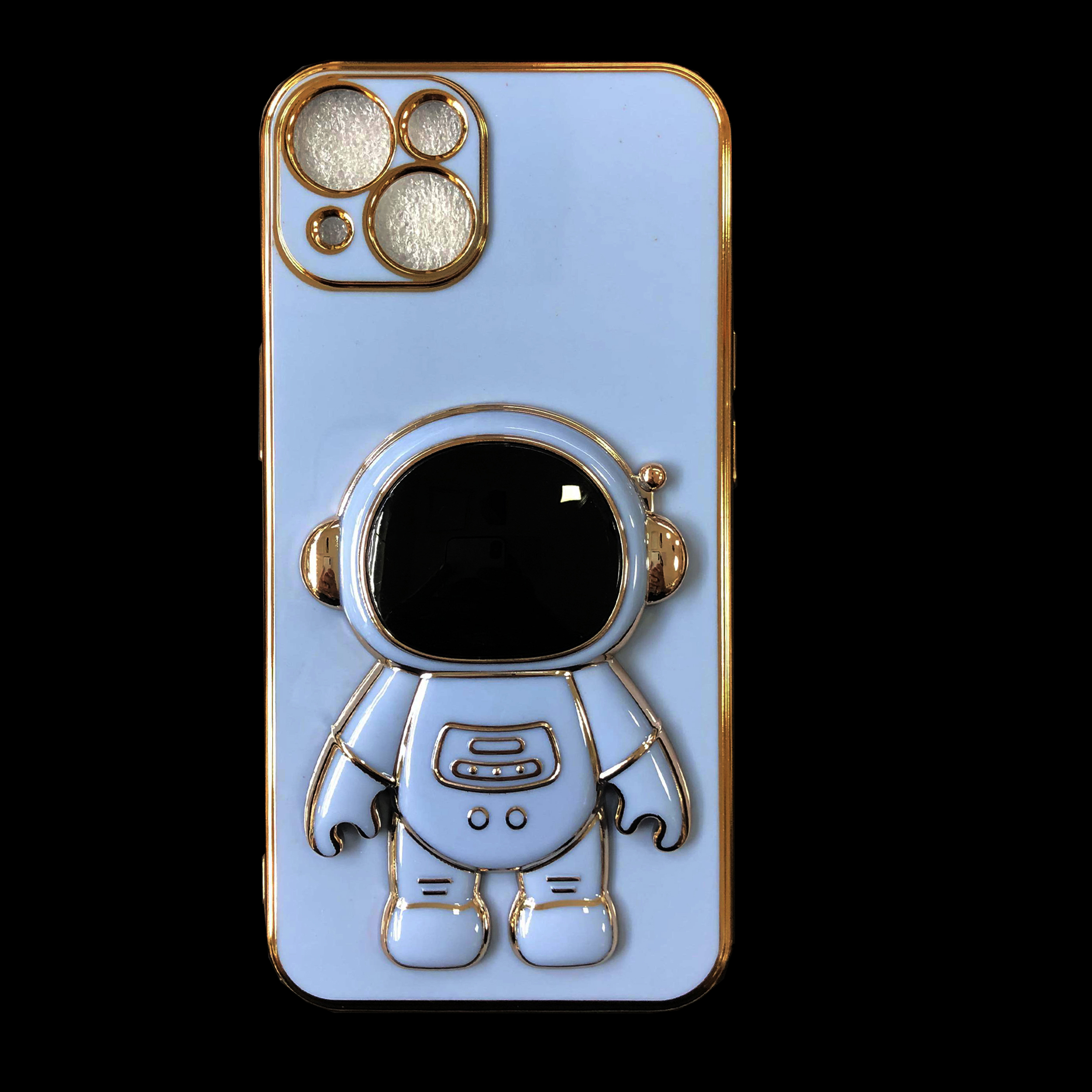 کاور طرح فضانورد مدل 13 مناسب برای گوشی موبایل اپل iphone 13 به همراه پایه نگهدارنده