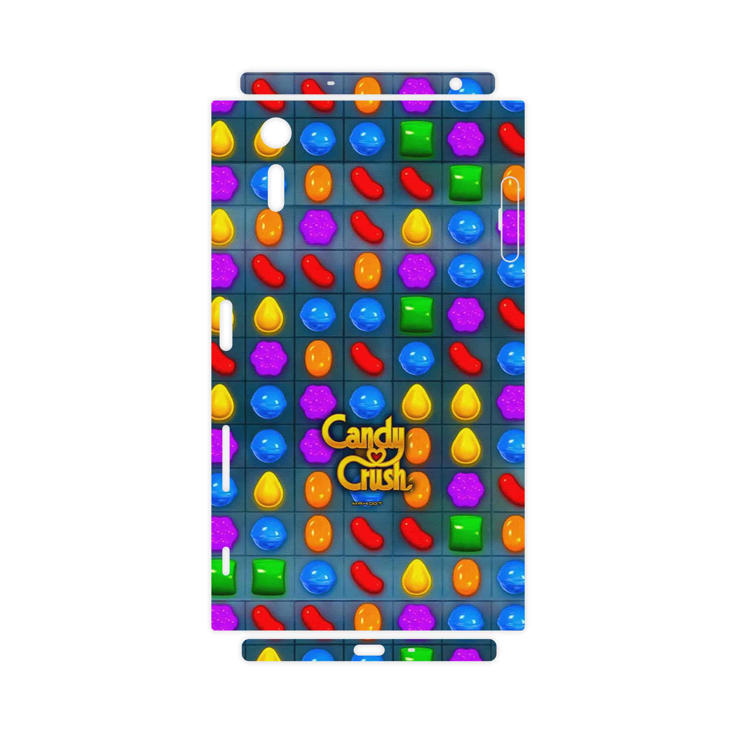 برچسب پوششی ماهوت مدل Candy Crush Game Series-FullSkin مناسب برای گوشی موبایل سونی Xperia XZ