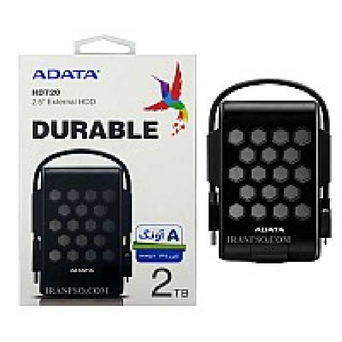 هارد HDD لپ تاپ 2 ترابایت Adata HD720 External مشکی-گارانتی آونگ