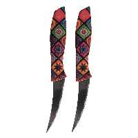 کارد میوه خوری مدل BT-003 بسته دو عددی