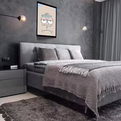 تابلو مدل Rick &amp; Morty کد F-1042