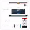 برچسب پوششی ماهوت مدل Volvo مناسب برای تبلت سامسونگ Galaxy Tab S3 9.7 2017 T825