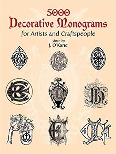  دانلود کتاب 5000 Decorative Monograms For Artists And Craftspeople, 2003 - دانلود کتاب های دانشگاهی