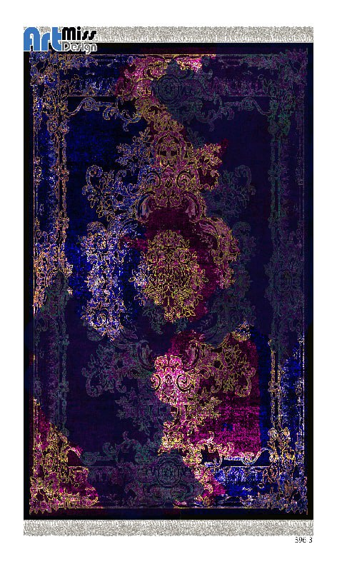 فرشینه و قالیچه مدرن مناسب حال و پذیرایی  کد 1