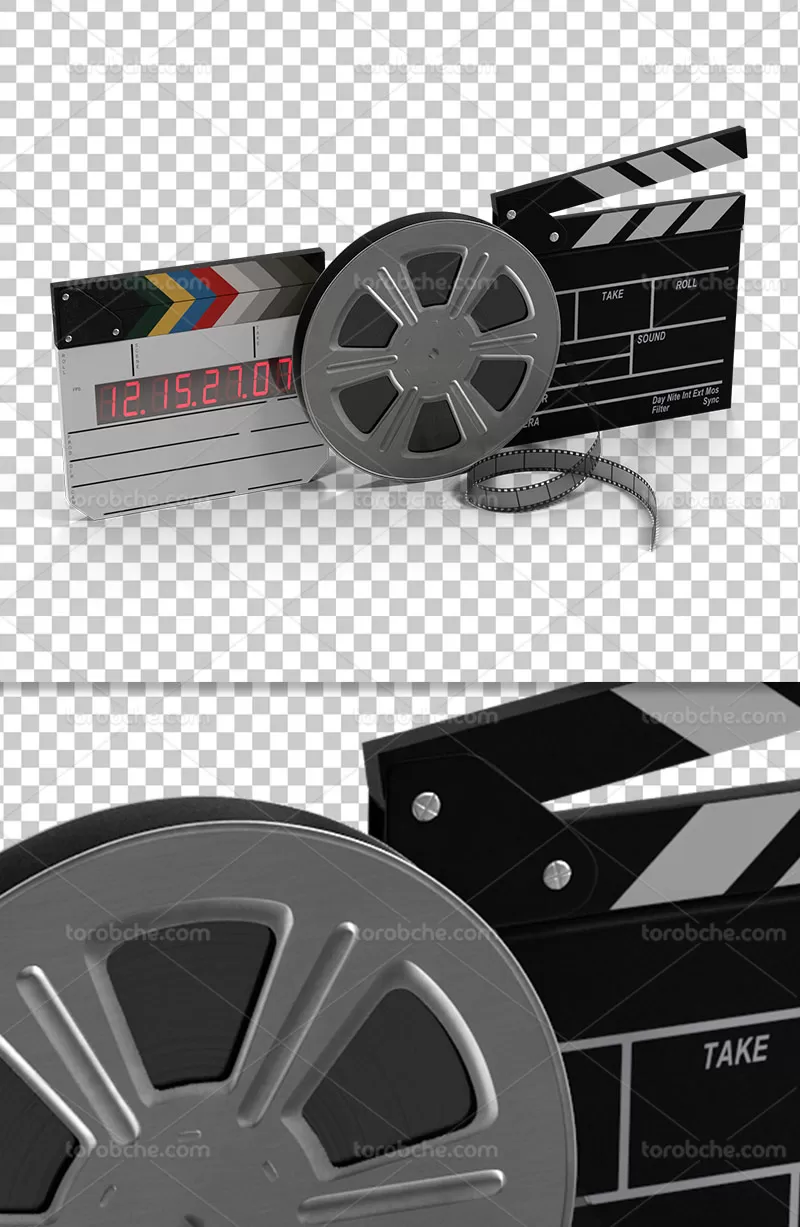 عکس نوار فیلم و کلاکت دوربری | گرافیک با طعم تربچه