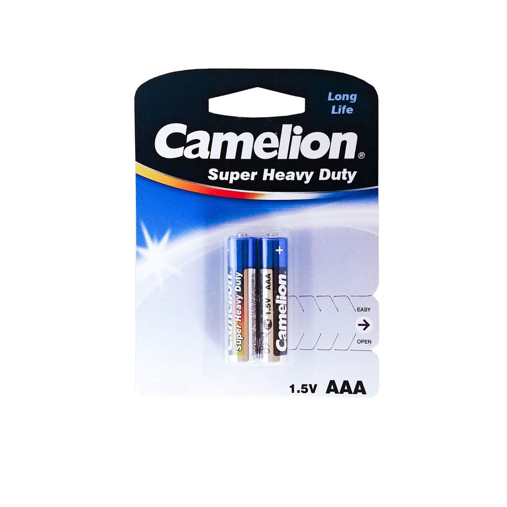 باتری نیم قلمی Super Heavy Duty کملیون بسته 2 عددی کارتی