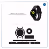 برچسب ماهوت طرح Matte-Black مناسب برای ساعت هوشمند سامسونگ Galaxy Watch Active 2 44mm