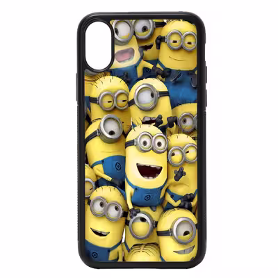 کاور طرح مینیون ها کد 7324 مناسب برای گوشی موبایل اپل iphone xs max