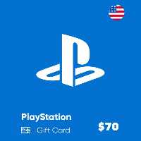 خرید گیفت کارت پلی استیشن آمریکا PSN Gift Card USA $70 با بهترین قیمت