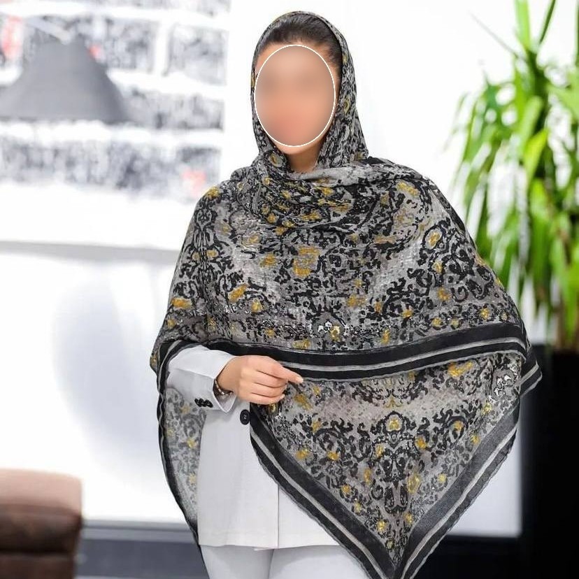 روسری نخی مجلسی و شیک کد 55