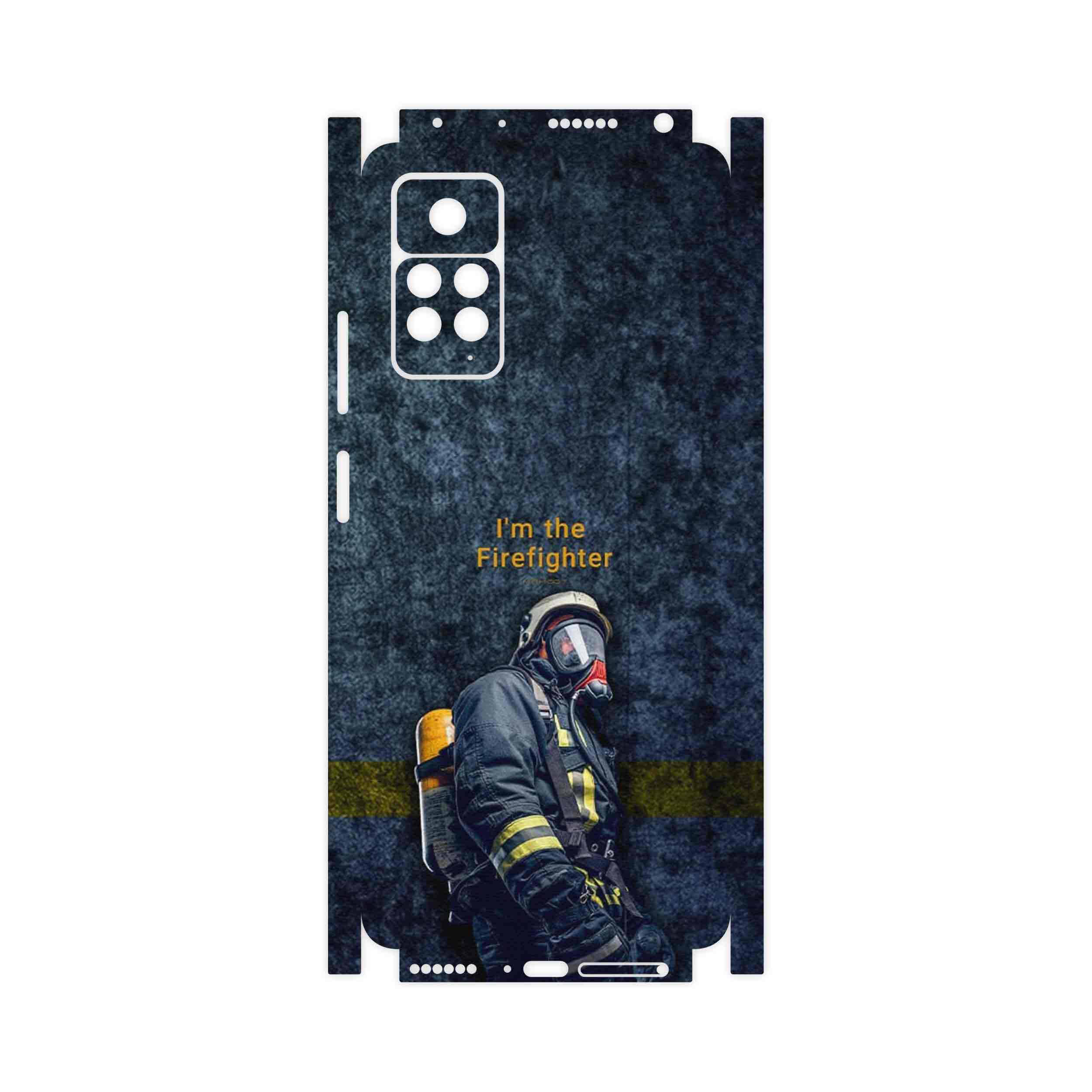 برچسب پوششی ماهوت مدل Firefighter-FullSkin مناسب برای گوشی موبایل شیائومی Redmi Note 11 Pro
