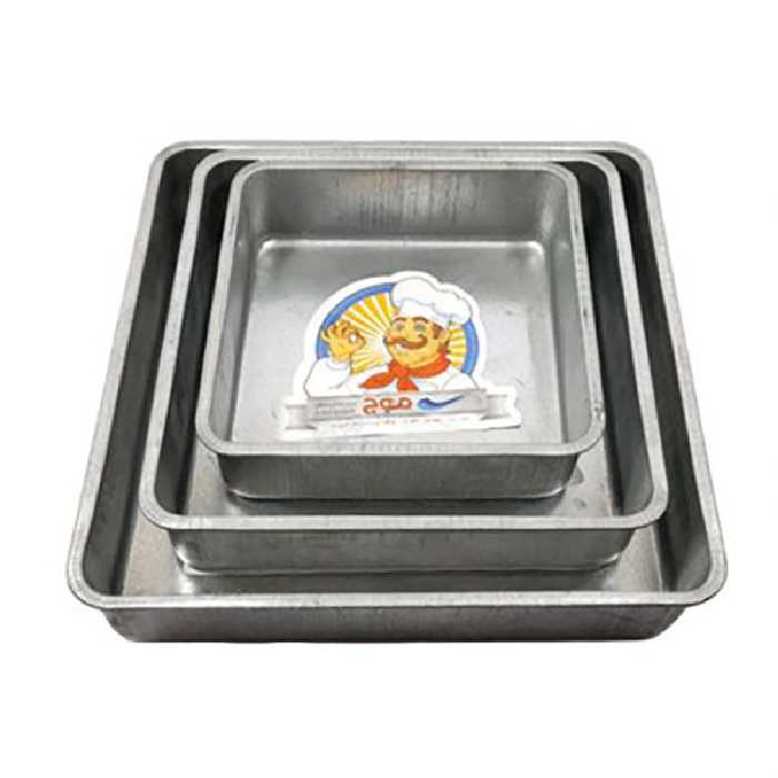 قالب کیک موج طرح مربع 109 بسته 3 عددی