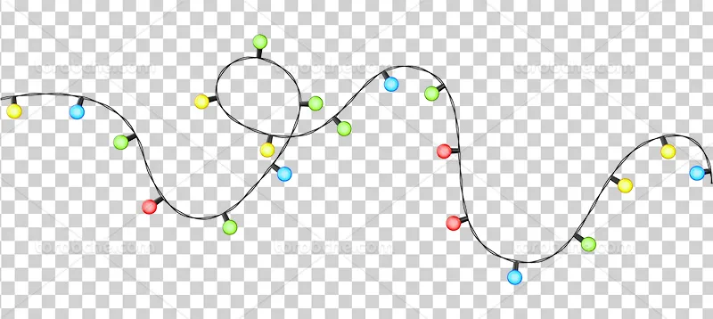 عکس PNG ریسه لامپ برای طراحی | گرافیک با طعم تربچه