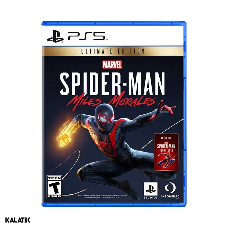 دیسک بازی Spider-Man: Miles Morales Ultimate Edition مناسب برای کنسول پلی استیشن 5