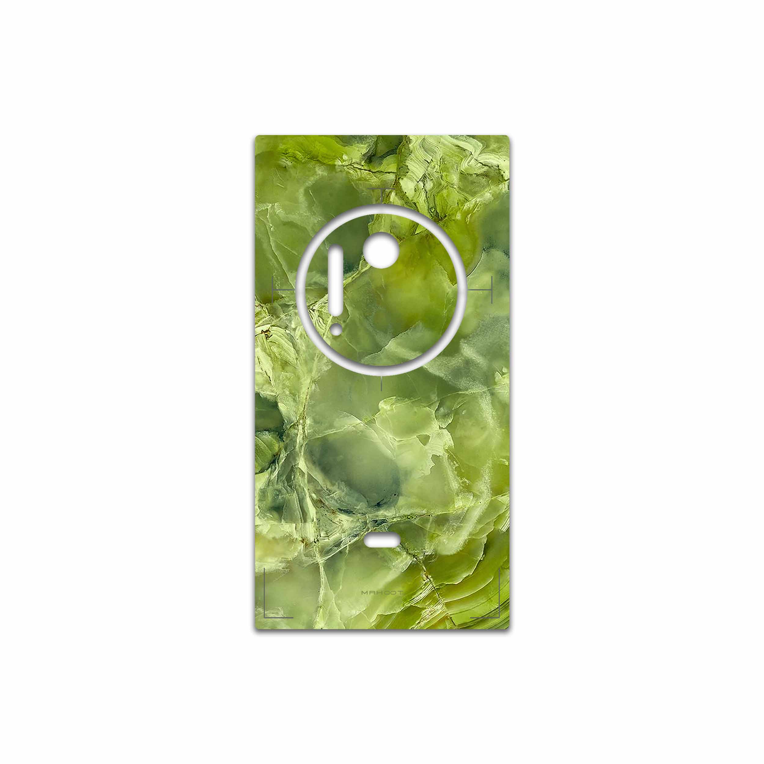 برچسب پوششی ماهوت مدل Green Crystal Marble مناسب برای گوشی موبایل نوکیا Lumia 1020