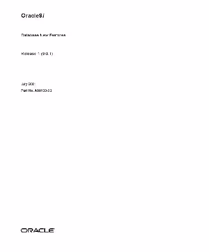 خرید و دانلود نسخه کامل کتاب Oracle 9i. Database New Features