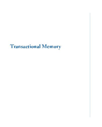 خرید و دانلود نسخه کامل کتاب Transactional Memory