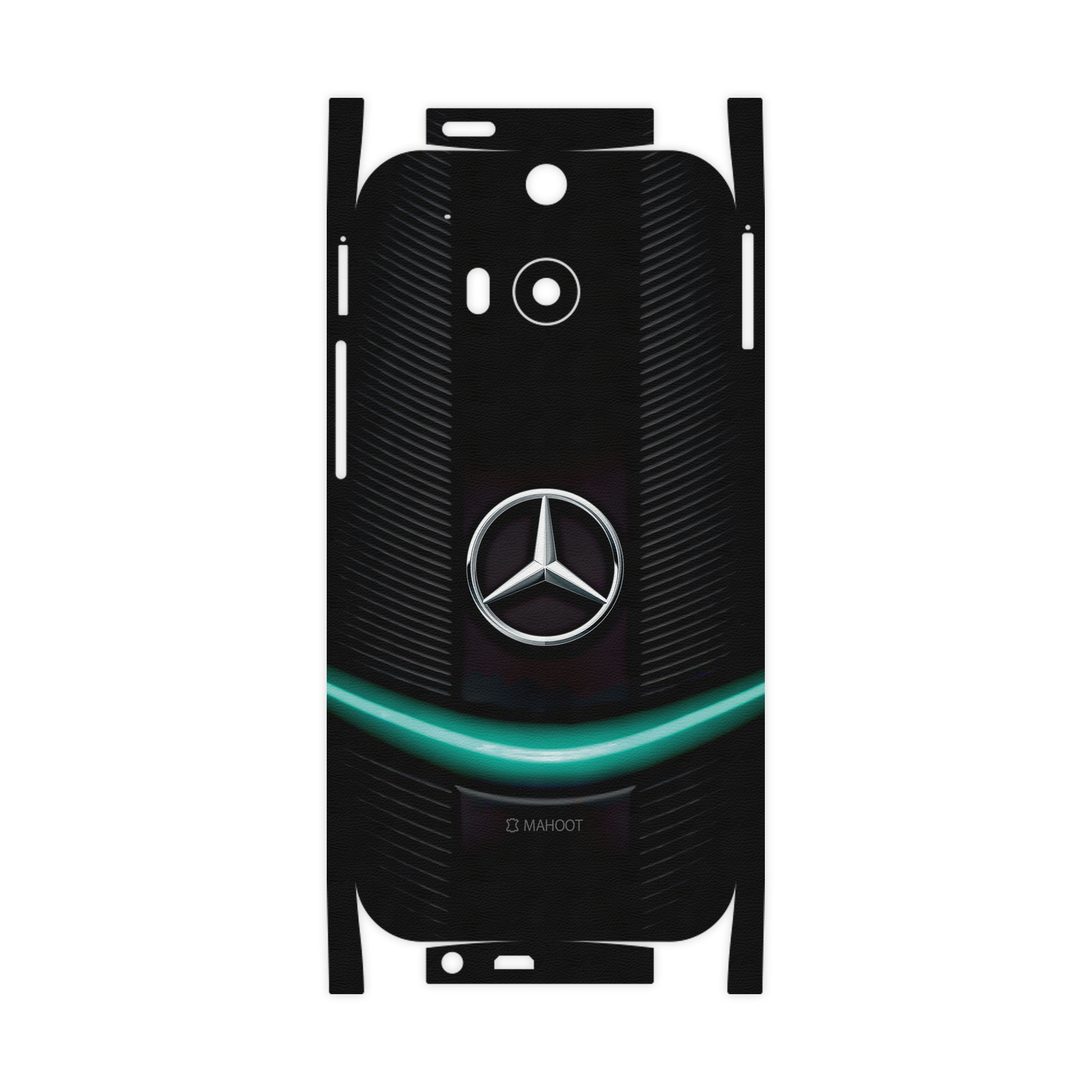 برچسب پوششی ماهوت مدل Mercedes-Benz-FullSkin مناسب برای گوشی موبایل اچ تی سی One M8