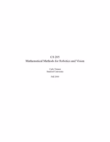 خرید و دانلود نسخه کامل کتاب Mathematical methods for robotics and vision