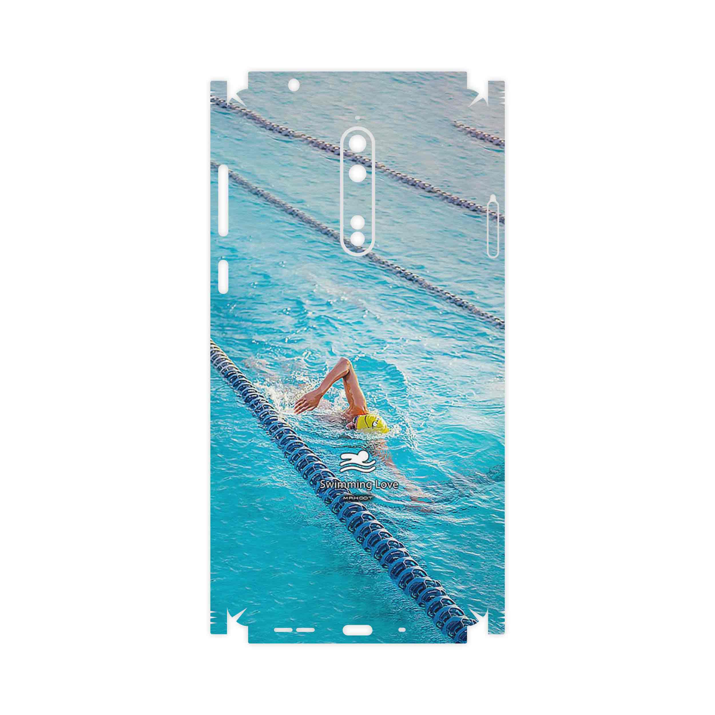 برچسب پوششی ماهوت مدل Swimming-FullSkin مناسب برای گوشی موبایل نوکیا 8