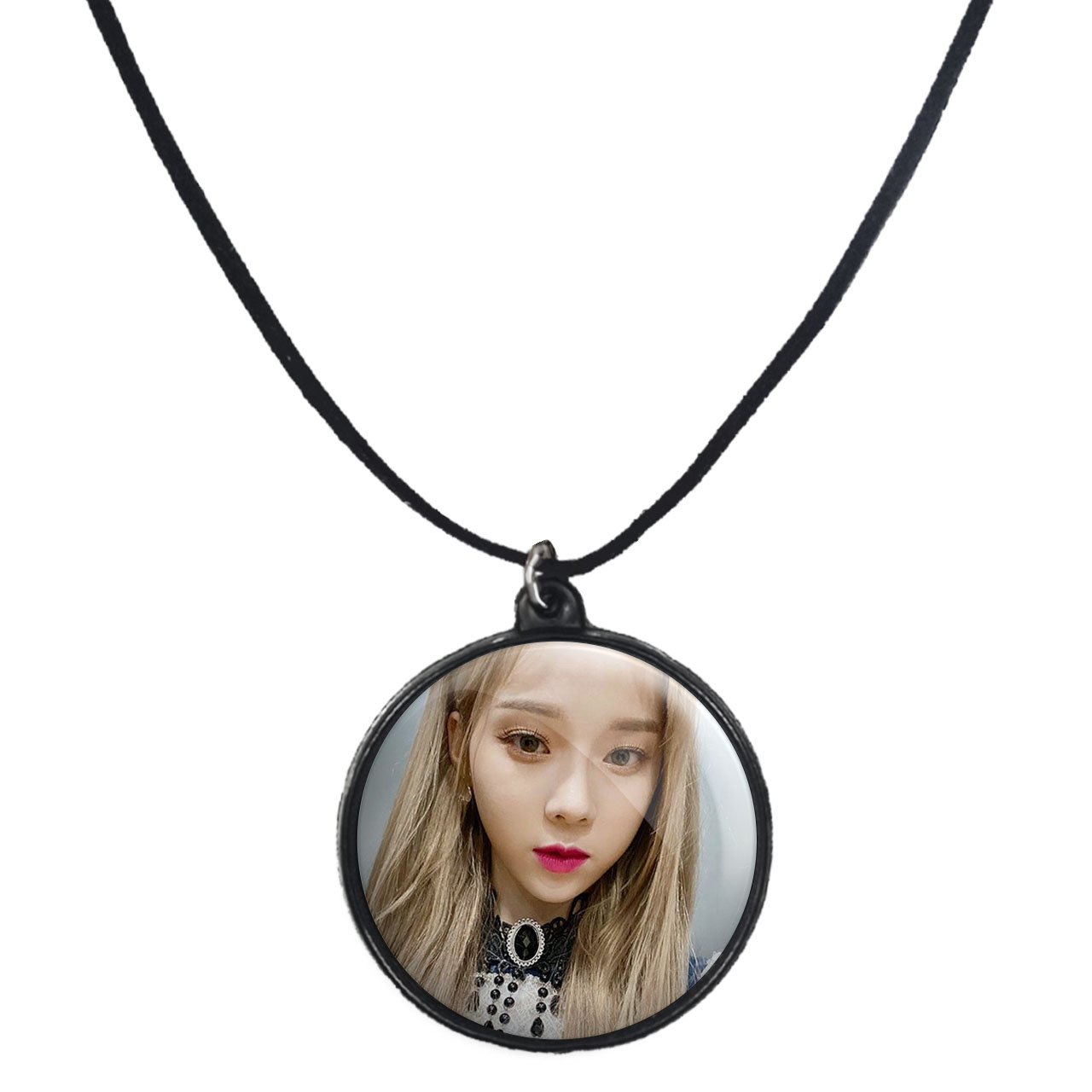 گردنبند پرمانه طرح aespa کد pmb.18740 مدل دو طرفه