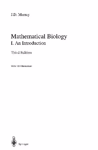 خرید و دانلود نسخه کامل کتاب Mathematical Biology An Introduction