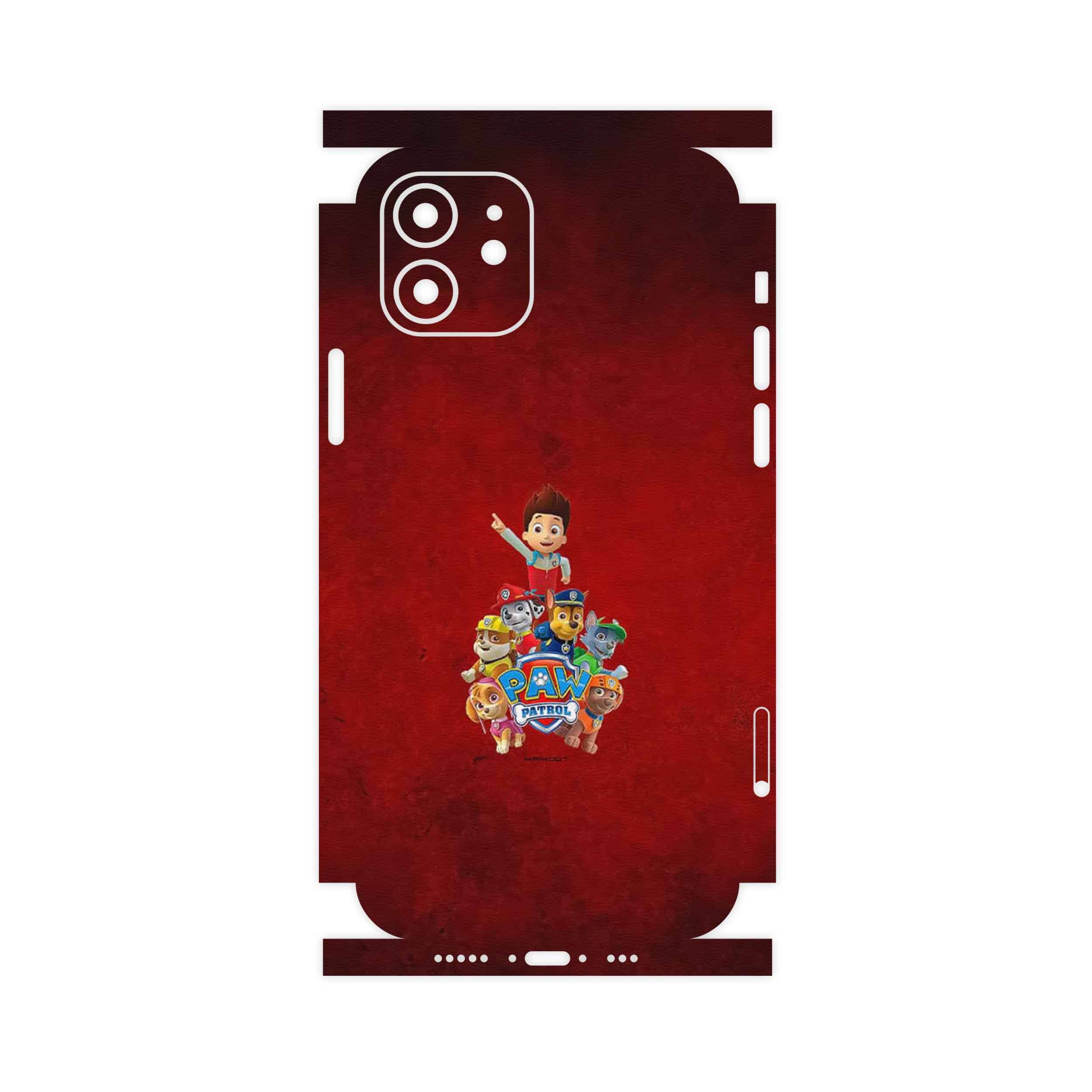 برچسب پوششی ماهوت مدل Paw Patrol-FullSkin مناسب برای گوشی موبایل اپل iPhone 12