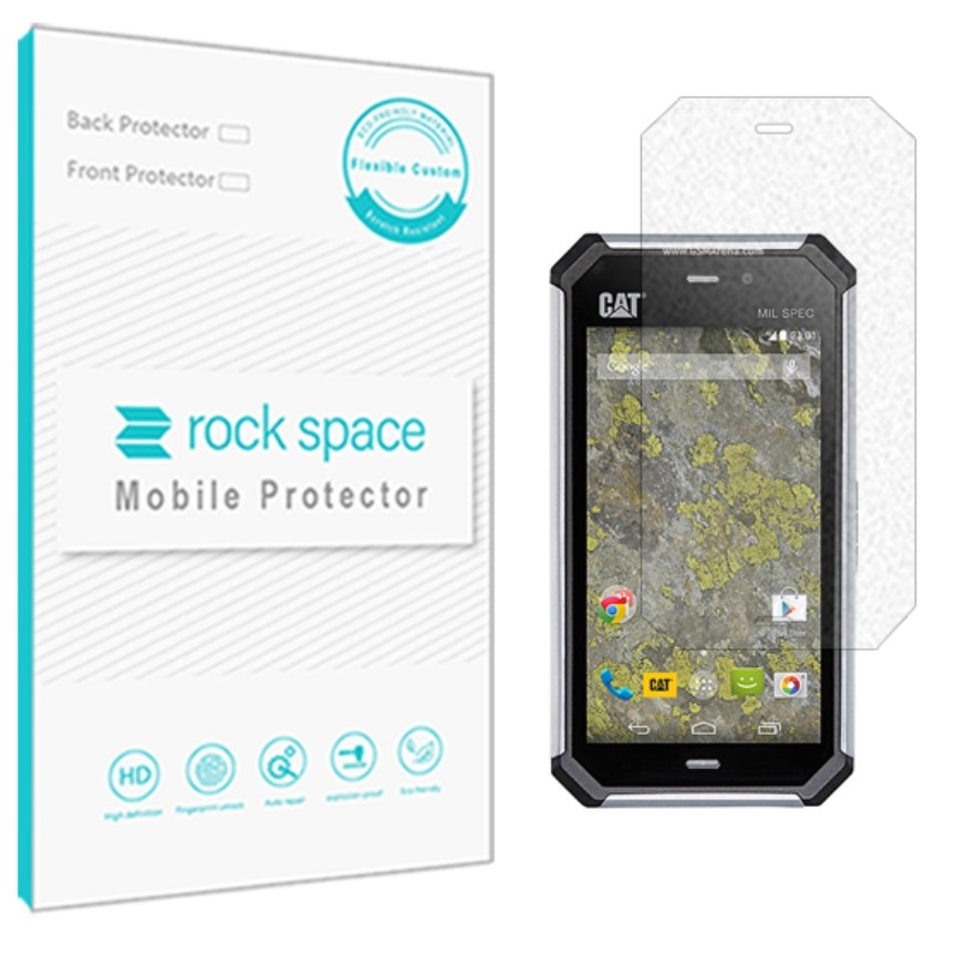 گلس مات نانو و ضد ضربه گوشی کاترپیلار S50 برند راک اسپیس  