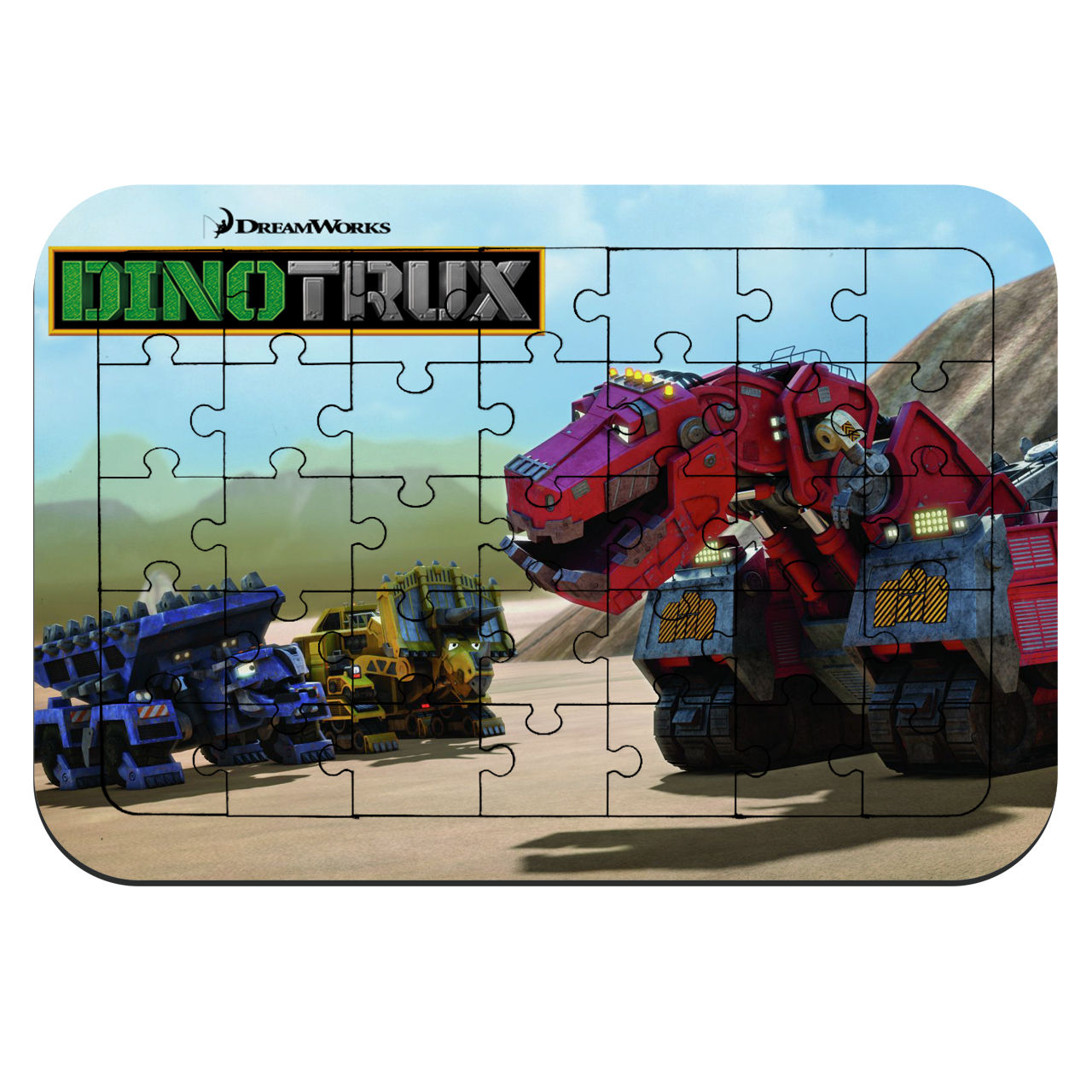  پازل 35 تکه طرح انیمیشن ماشیناسورها مدل NI718