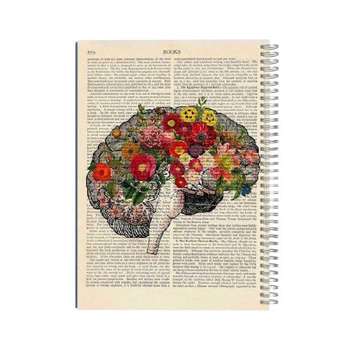 دفتر مشق 100 برگ مدل مغز طرح پزشکی | چاوه