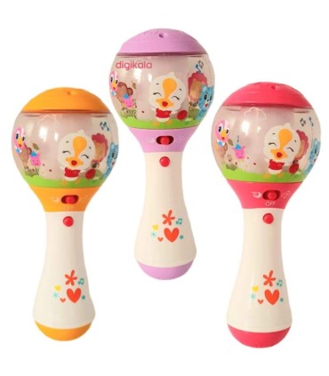 جغجغه موزیکال و چراغدار هولی تویز Hola Toys