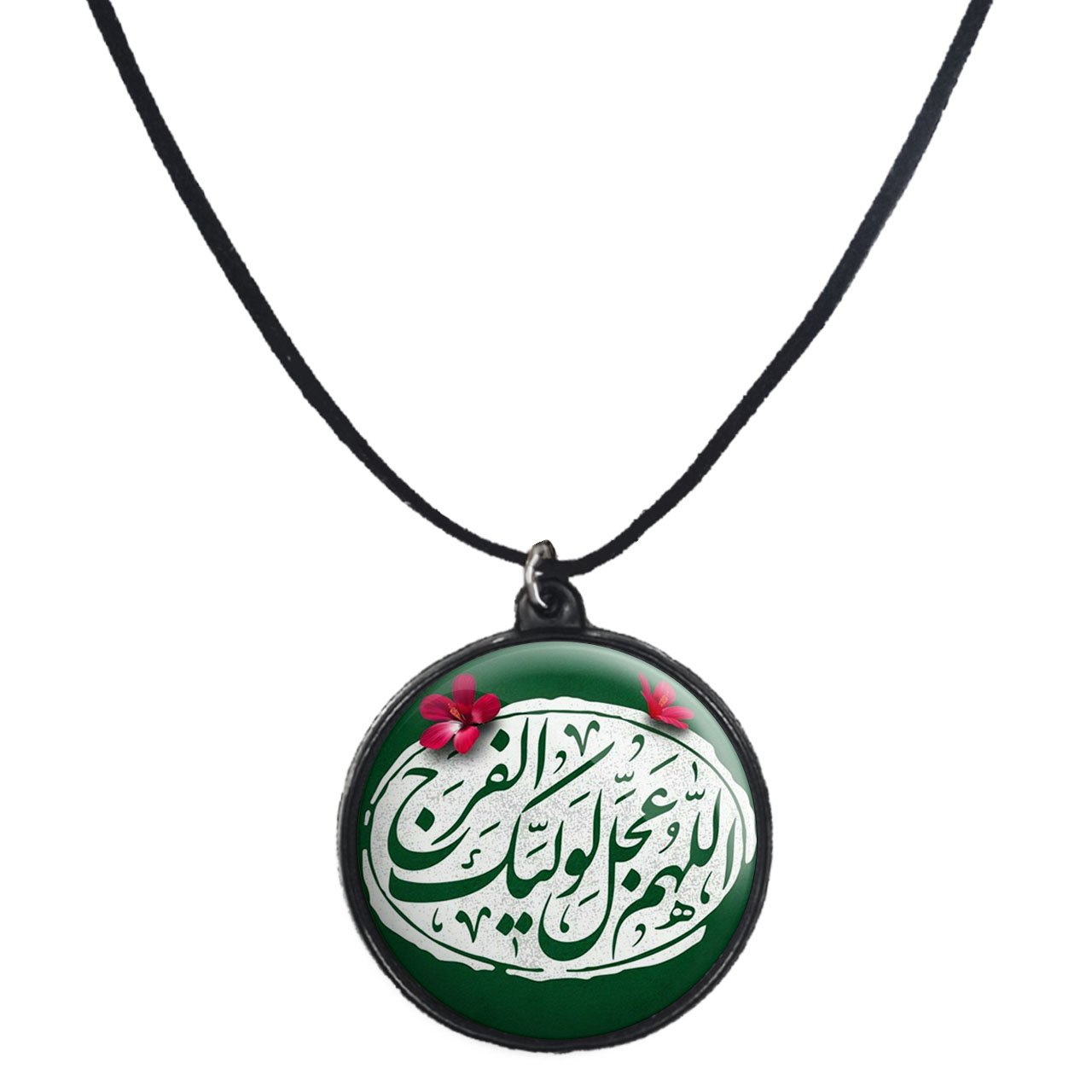 گردنبند پرمانه طرح امام زمان کد pmb.23638 مدل دو طرفه