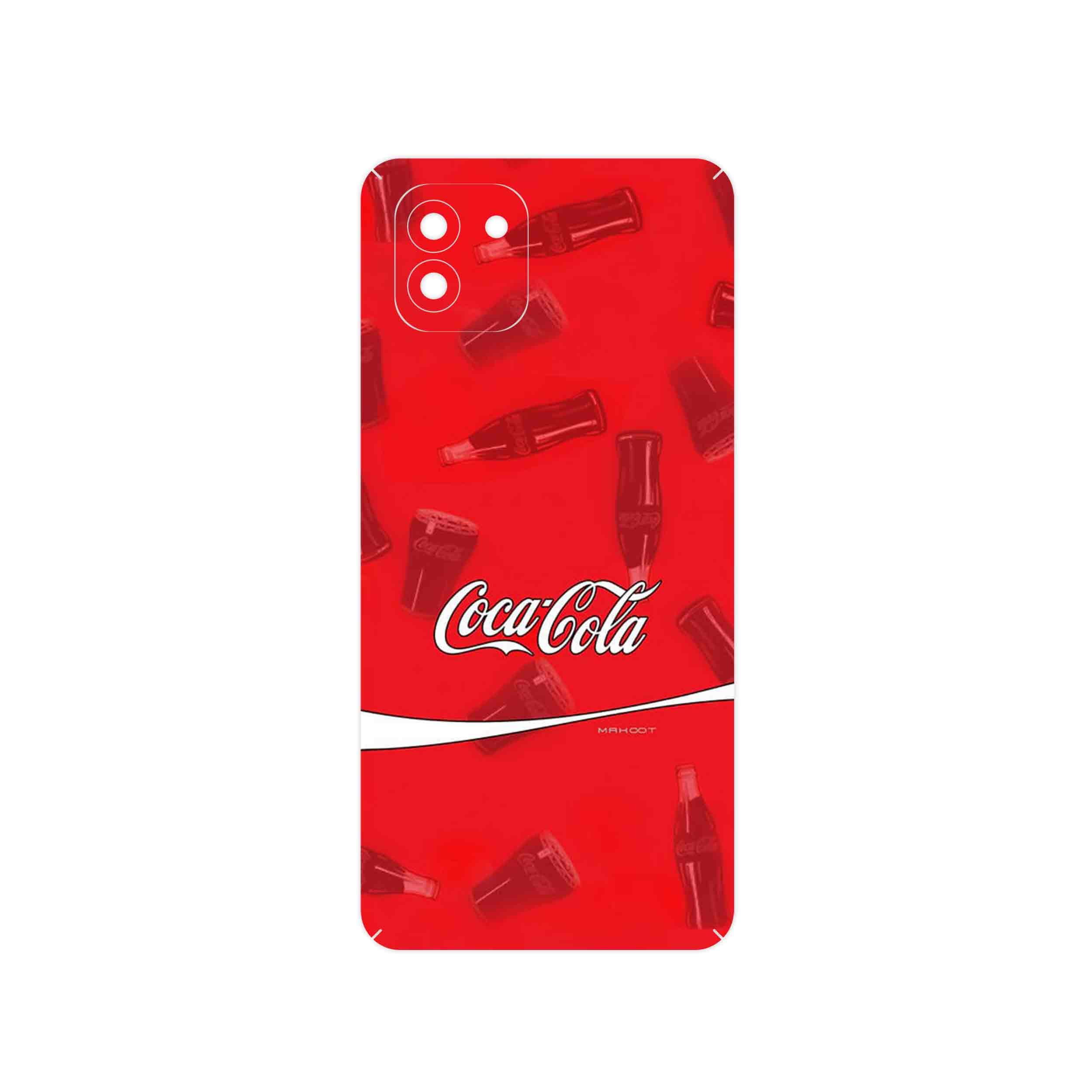 برچسب پوششی ماهوت مدل Coca_Cola_Logo مناسب برای گوشی موبایل سامسونگ Galaxy A03