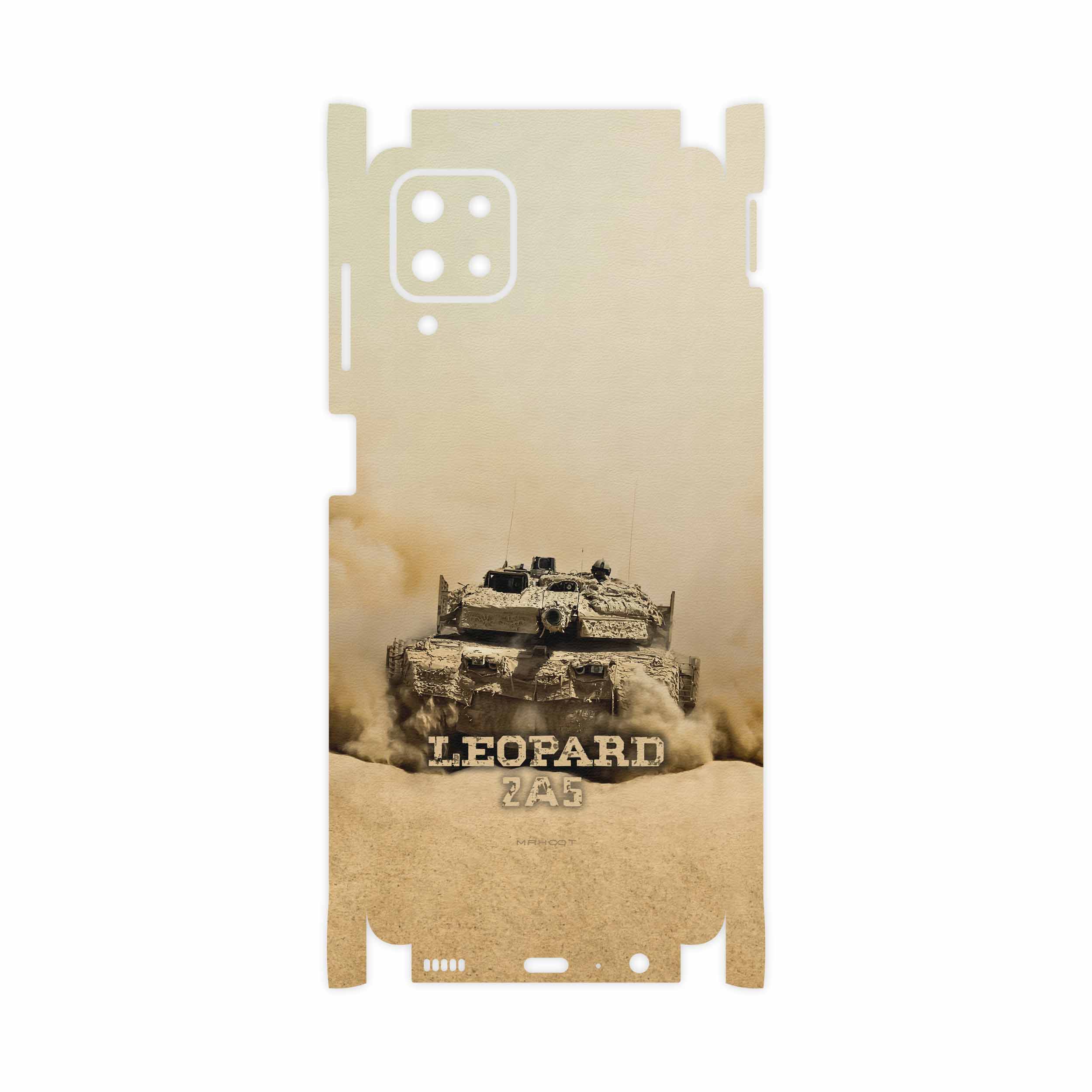 برچسب پوششی ماهوت مدل Leopard-2A5-tank-FullSkin مناسب برای گوشی موبایل سامسونگ Galaxy A12 Nacho