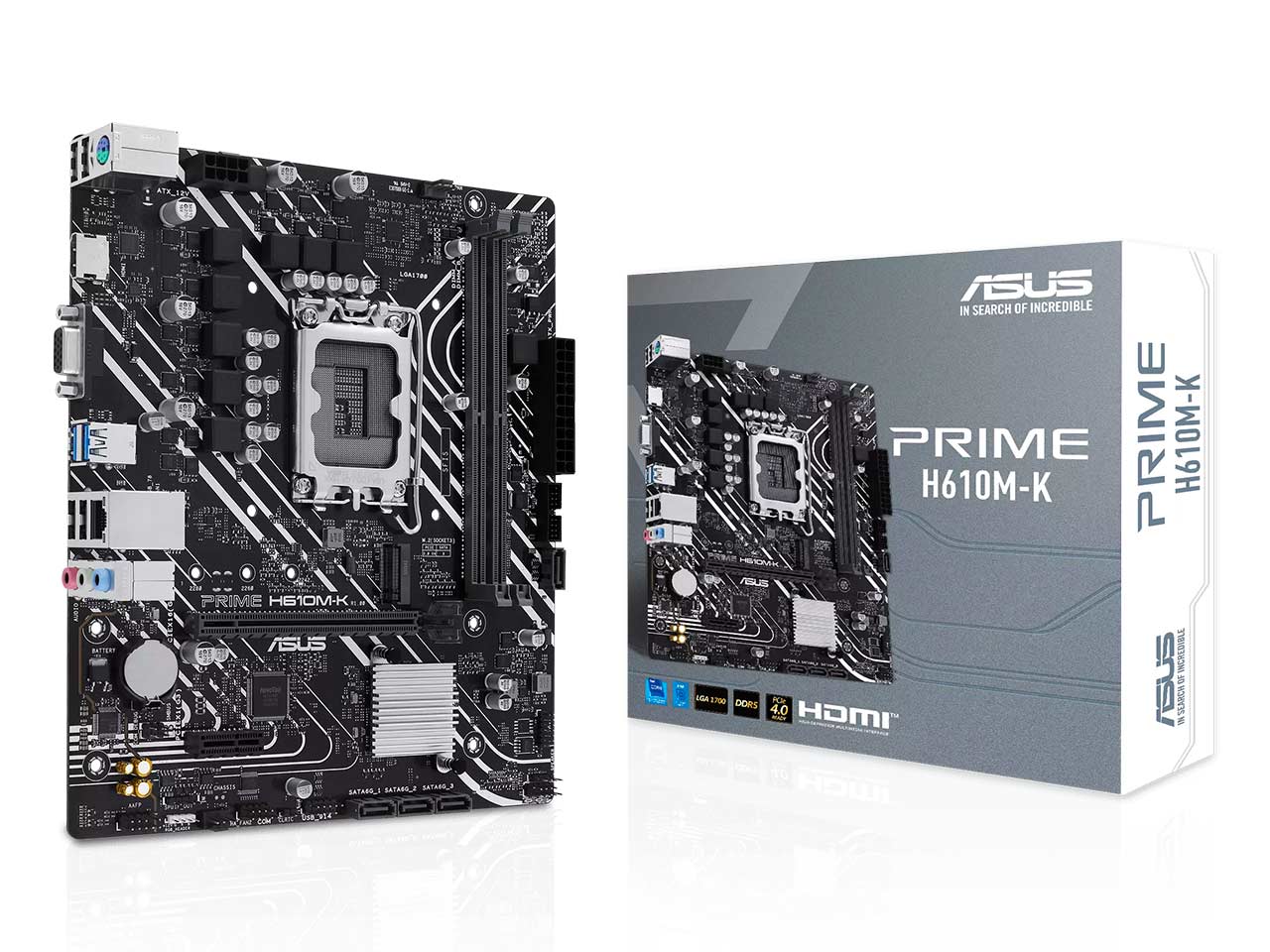 مادربرد ایسوس مدل ASUS PRIME H610M-K ARGB D5 | آرکا 90